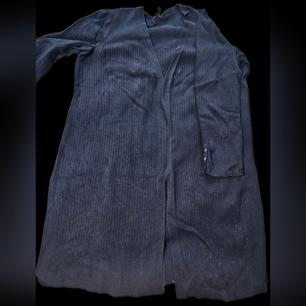 Talbots Navy Blue Cardigan Sweater
